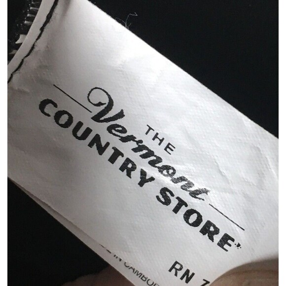 Vermont Country Store Swimsuit Women's Size 14 D Blue Black One Piece - Picture 5 of 6